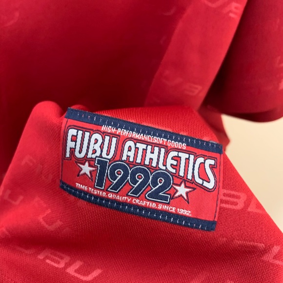Maillot / Tee-shirt FUBU 05-92 Brodé Rare Streetwear Vintage 90's - Fubu Taille XL - Vêtements